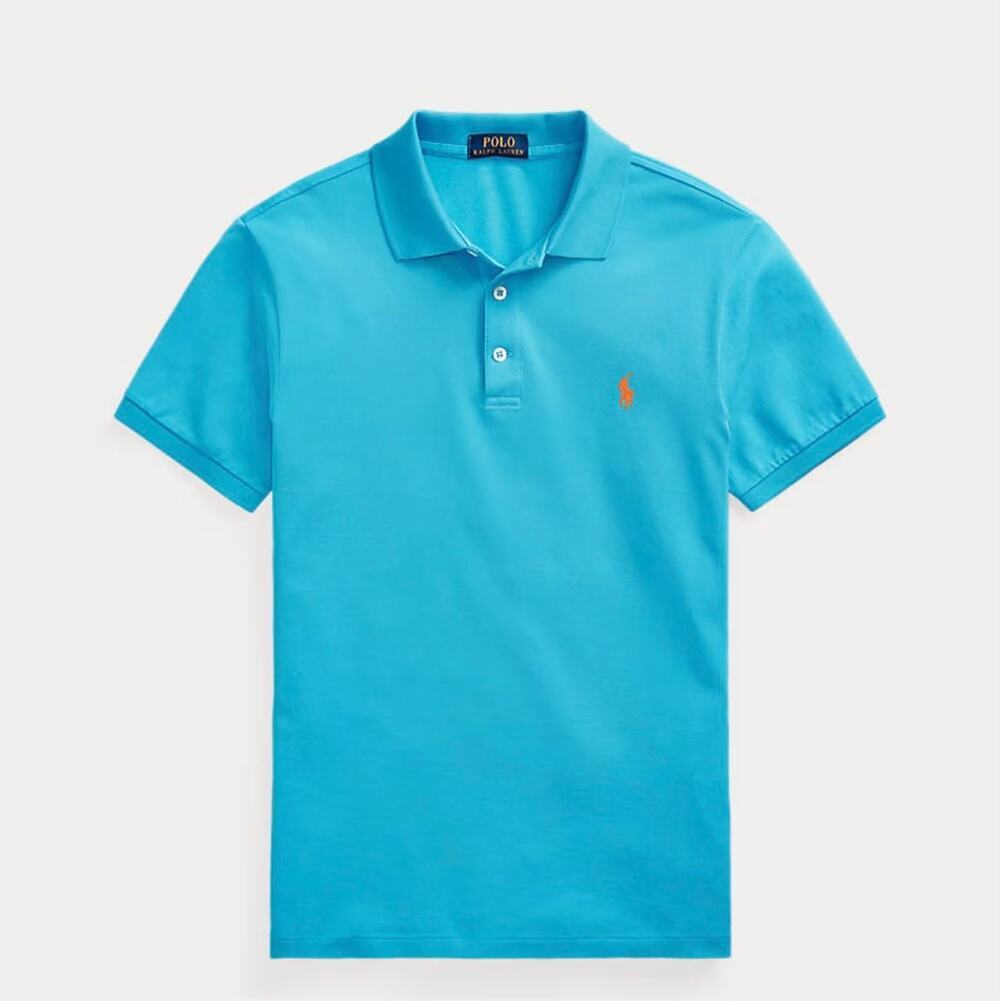 Polo Ralph Lauren Light Blue shirt Yellow Pony logo